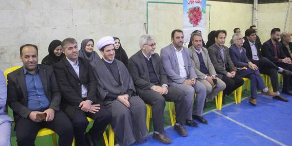 آئین افتتاحیه جشنواره فرهنگی ورزشی دختران آفتاب ایران (دآا) در خمین برگزار شد