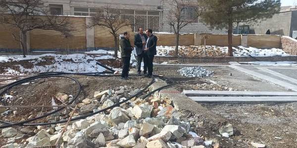 بازدید میدانی فرماندار از روند احداث بلک باکس و مقبره پروفسور حسابی