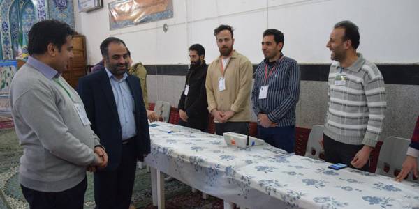 بررسی میدانی شعب اخذ رای در شهرستان محلات