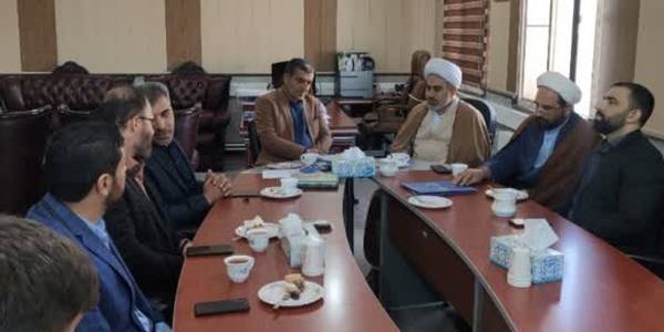 دیدار فرماندار با مدیرکل اوقاف و امور خیریه استان مرکزی