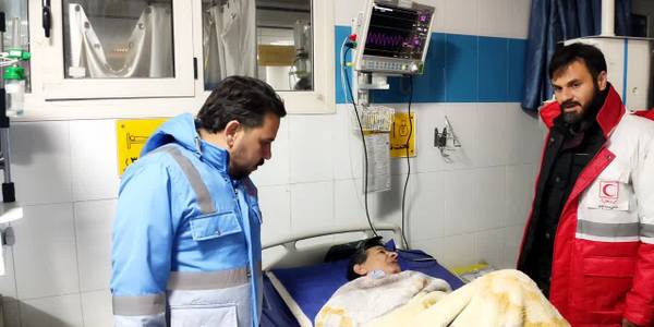 عیادت معاون برنامه‌ریزی و امور عمرانی از مصدومین تصادفات