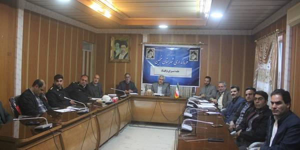 دوازدهمین جلسه شورای ترافیک شهرستان خمین در سال 1402 برگزار شد