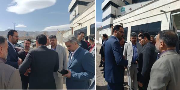 بازدید از مکان جانمایی اتاق سرور ساختمان جدید بیمارستان ولیعصر