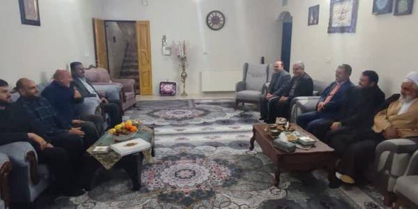 دیدار نوروزی  با خانواده جانباز سرافراز حاج تقی تنها