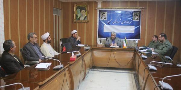 جلسه هماهنگی برگزاری جشن روزه اولی ها در شهرستان خمین برگزار شد