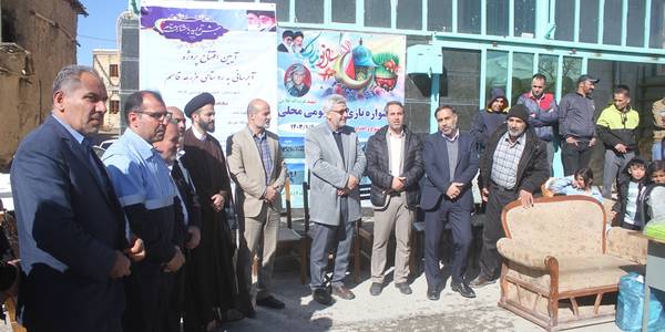 پروژه آبرسانی به روستای مزرعه قاسم شهرستان خمین به بهره برداری رسید