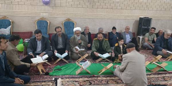 حضور فرماندار در مراسم جشن میلاد امام حسن مجتبی (ع) روستای کندج