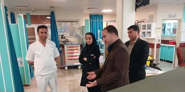 بازدید شبانه فرماندار از بیمارستان