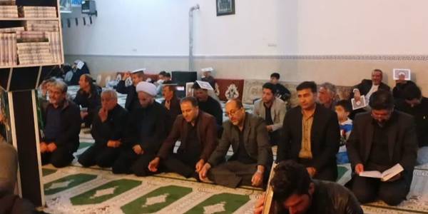 حضور فرماندار در مراسمات احیاء و عزاداری شب قدر