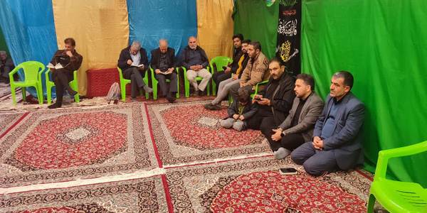 حضور فرماندار در مراسم شب‌های قدر در مهدیه شهر زاویه