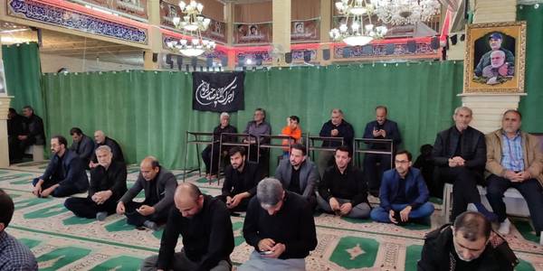 حضور فرماندار در مراسم عزای حضرت امیرالمومنین علی بن ابیطالب (ع) در مسجد علی بن ابیطالب (ع)