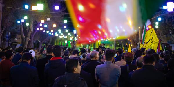 خروش شبانه‌ی مردم اراک در محکومیت جنایت‌های رژیم صهیونیستی