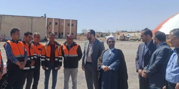 حضور فرماندار محلات  در اداره راهداری