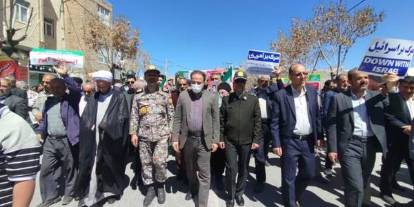 راهپیمایی روز قدس خنداب