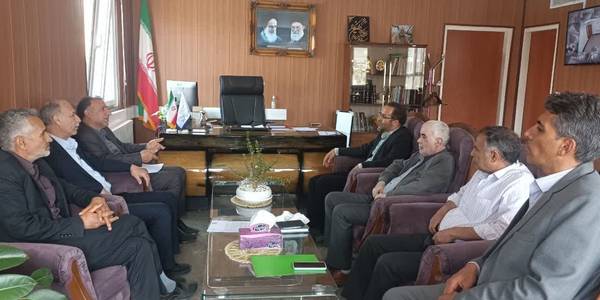 دیدار معاونین جهاد کشاورزی استان با فرماندار