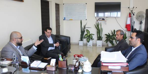 برگزاری نشست با رئیس دانشگاه علوم پزشکی و خدمات بهداشتی درمانی استان