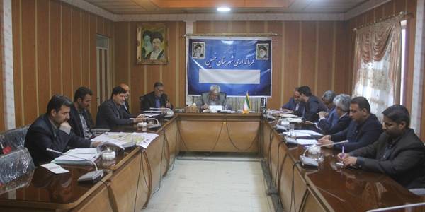 جلسه بررسی مسائل و مشکلات شهرک گلستان شهر خمین برگزار شد