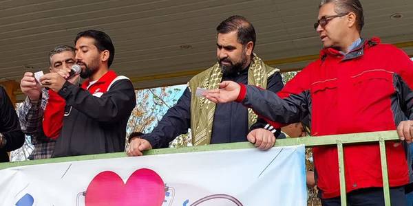 قرعه کشی و اهدای جوایز در پارک‌ کوثر به مناسبت هفته سلامت