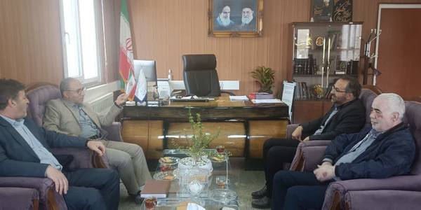 دیدار رئیس امور اراضی استان با فرماندار