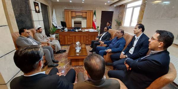 دیدار مسولین شورای فرهنگی صنعت آب و برق استان مرکزی با سرپرست فرمانداری شهرستان محلات