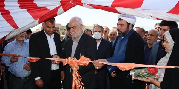 افتتاح سالن چند منظوره فرهنگی و ورزشی شهدای روستای احمد آباد