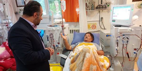 بررسی میدانی بخش دیالیز بیمارستان محلات