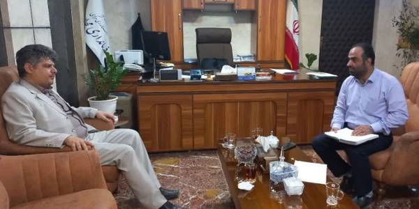 دیدار مدیر کل ارتباطات  و فناوری اطلاعات استان مرکزی با سرپرست فرمانداری شهرستان محلات
