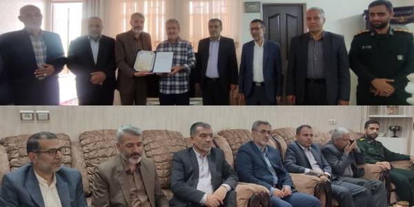 دیدار مدیر  کل آموزش و پرورش استان مرکزی با جانباز سرافراز« محمدرضا فرهمند »