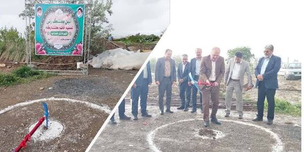 مراسم کلنگ زنی تصفیه خانه کشتارگاه شهرداری خنداب