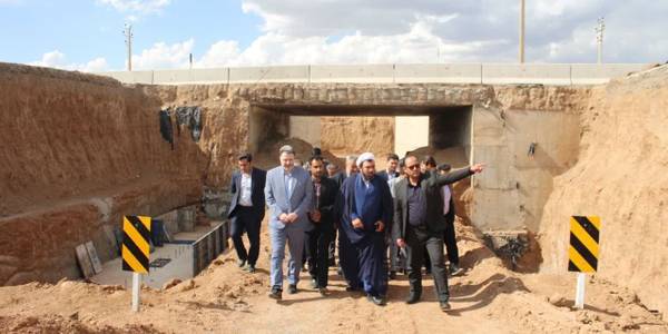 بازدید میدانی از پروژه.های زیرساختی در بخش مرکزی