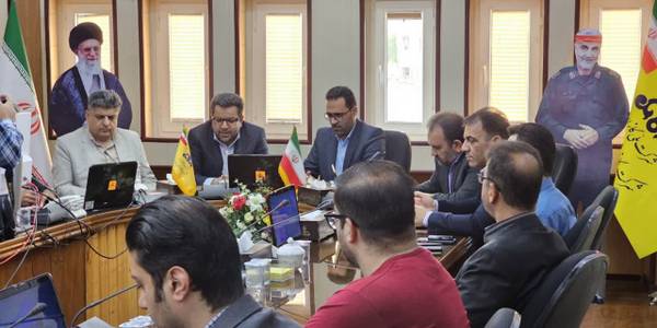 جلسه پدافند سایبری در شرکت گاز استان