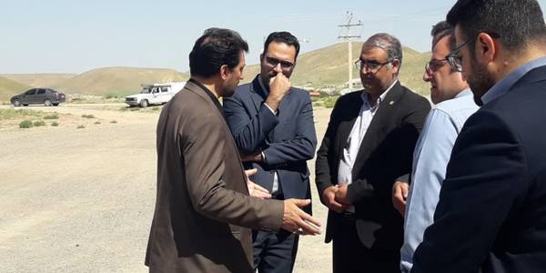 بازدید از محل احداث مسکن ملی شهرستان آشتیان