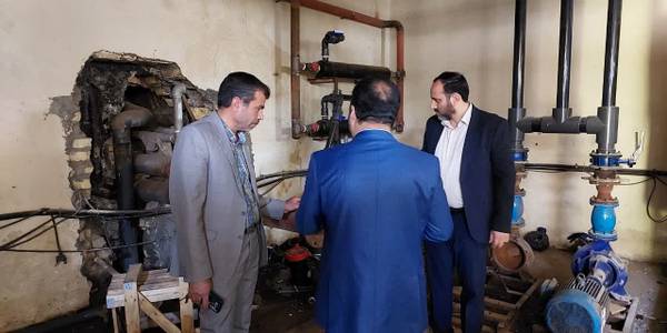 ️بررسی میدانی سرپرست فرمانداری شهرستان محلات از وضعیت مجموعه استخر محلات