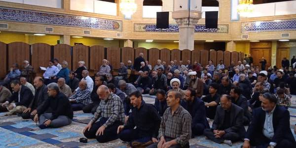 اجتماع مردمی برای پاسداشت شهید آیت‌الله رئیسی و همراهان شهیدش در شهر محلات