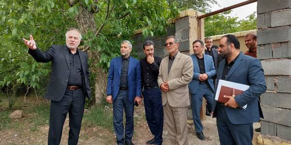بازدید میدانی پروژه احیای کوچه باغ‌های پولگان