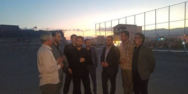 بازدید میدانی از دو پروژه ورزشی خیرساز در باقرآباد و نیم ور