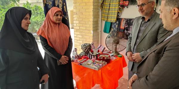 فرماندار و مدیر کل میراث فرهنگی ، صنایع دستی و گردشگری استان از تعدادی از کارگاه های صنایع دستی شهرستان خمین بازدید کردند