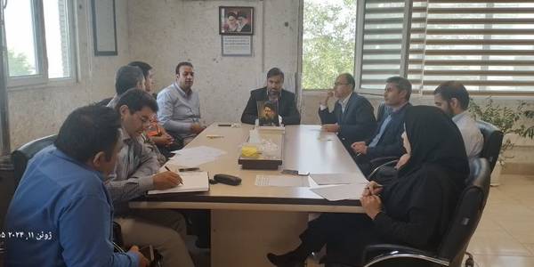 جلسه رسیدگی به ساخت و ساز های روستایی به ریاست آقازیارتی فرماندار شهرستان فراهان