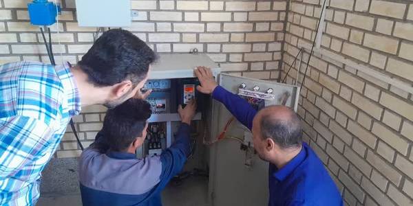 بازدید از چاه آب شرب خنجین