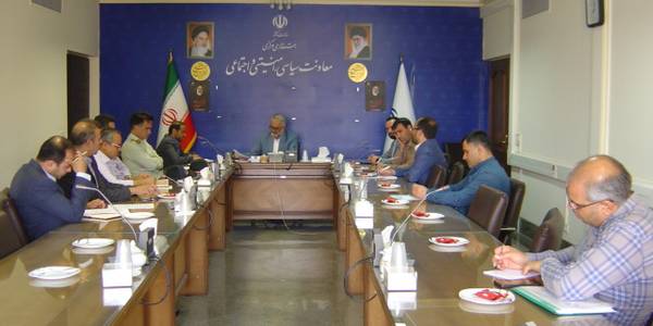 برگزاری جلسه مشترک کمیسیون حفاظت از اماکن و تاسیسات طبقه بندی شده و کارگروه امنیت و دفاع پدافند غیر عامل استان ساعت 30-7 صبح روز یکشنبه مورخ 3-4-1403 به ریاست آقای مبیّن مدیر کل امنیتی و انتظامی برگزار گردید.