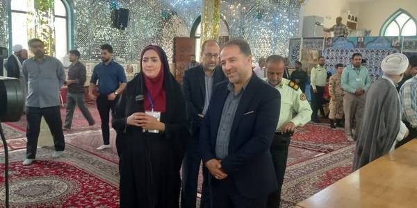 ارتباط زنده تلویزیونی فرماندار در خصوص فرآیند برگزاری انتخابات ریاست جمهوری