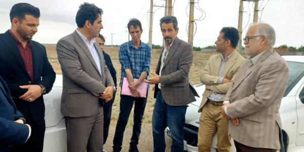 بازدید اعضای کمیته فنی استان از شهر خشکرود