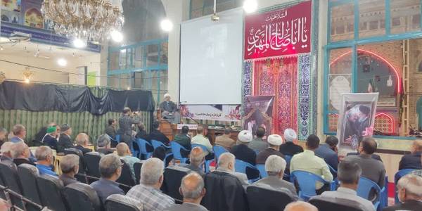 مراسم بزرگداشت شهدای خدمت در شهر زاویه