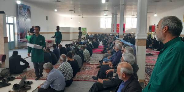 مراسم گرامیداشت شهید جمهور در روستای حسین آباد