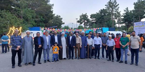 جشن بزرگ عید غدیر در بوستان سلامت شهر محلات برگزار شد.