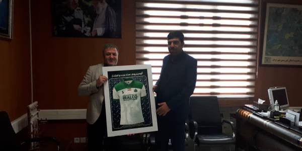 دیدار مدیر عامل تیم ایرالکو اراک با فرماندار اراک