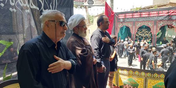حضور فرماندار شهرستان محلات در جمع عزاداران تاسوعای حسینی