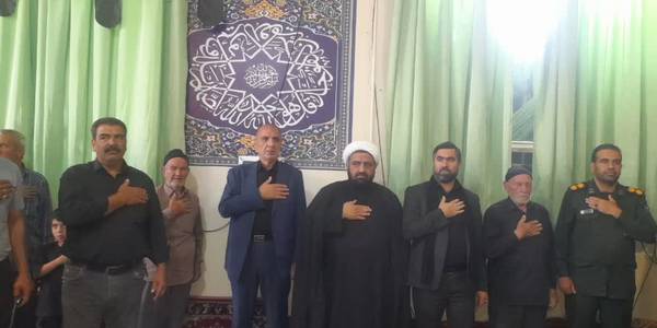 مراسم عزاداری روز هشتم ماه محرم واقع در روستای شتریه