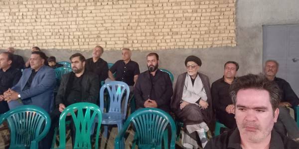 مراسم عزاداری و شبیه خوانی مجلس حضرت ابوالفضل العباس (ع) در تکیه روستای شیرین آباد
