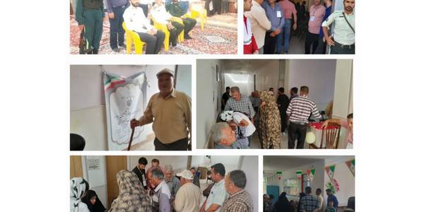 حضور مردم خرقان در انتخابات ریاست جمهوری